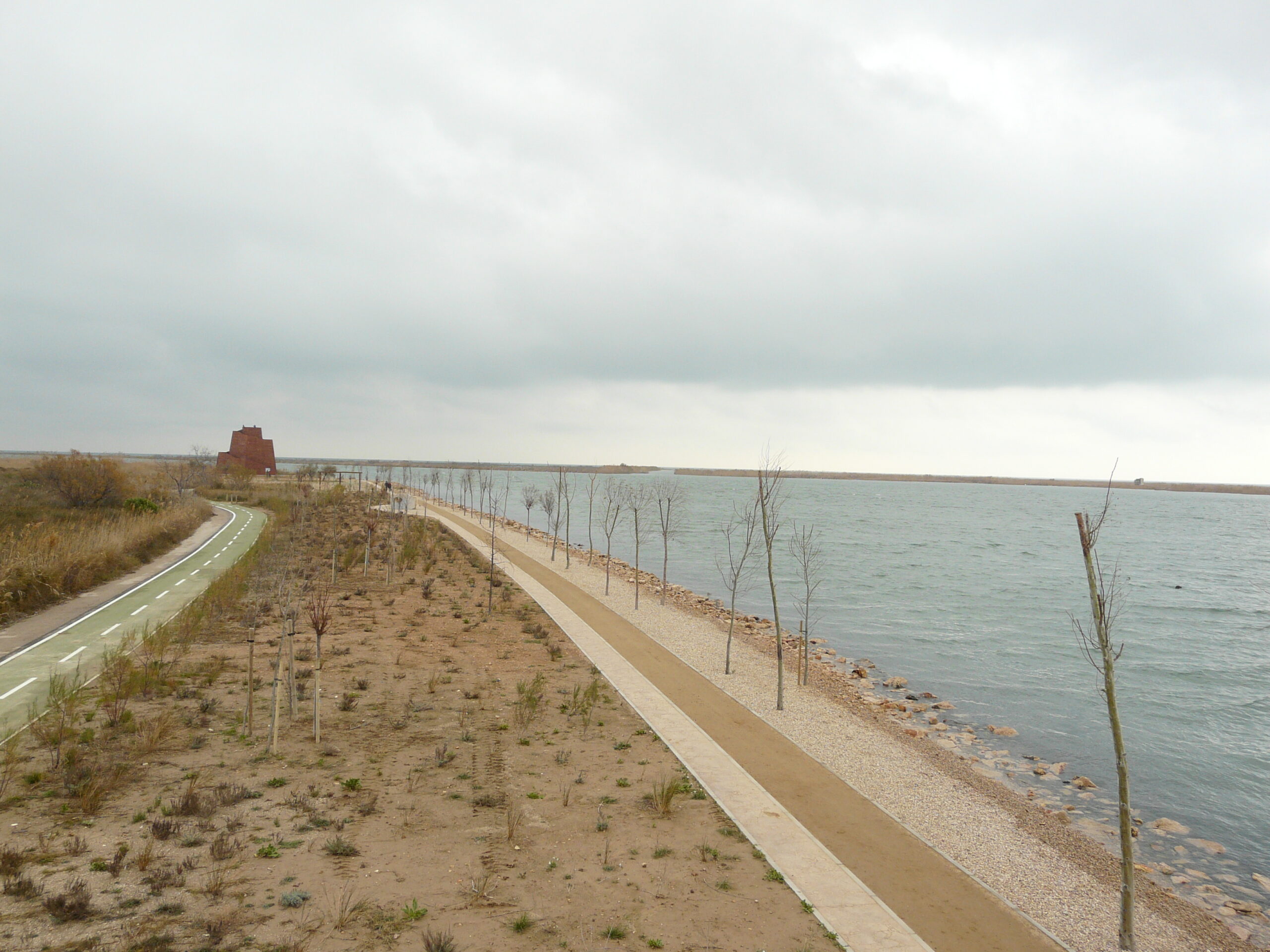 delta, desembocadura de l'ebre